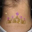 princess crown tattoo
