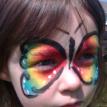 rainbow butterfly