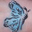mini blue butterfly
