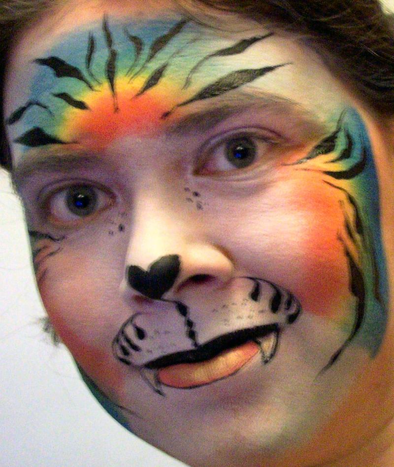 Claire as Rainbow Tiger